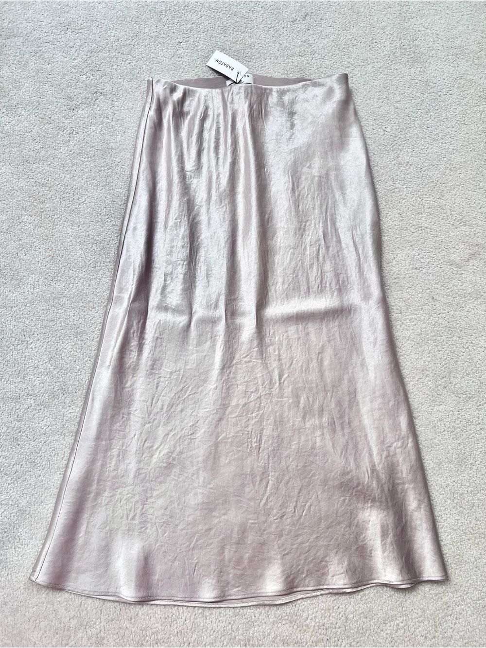NWT Babaton Mauve Midi Slip Skirt